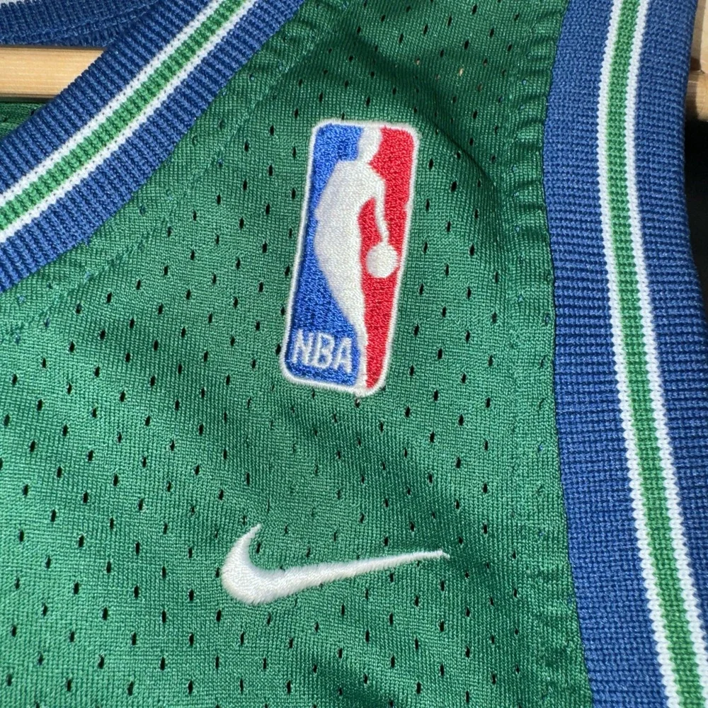 Vintage Authentic Nike Kevin Garnett Green Minnesota Timberwolves Jersey Youth L